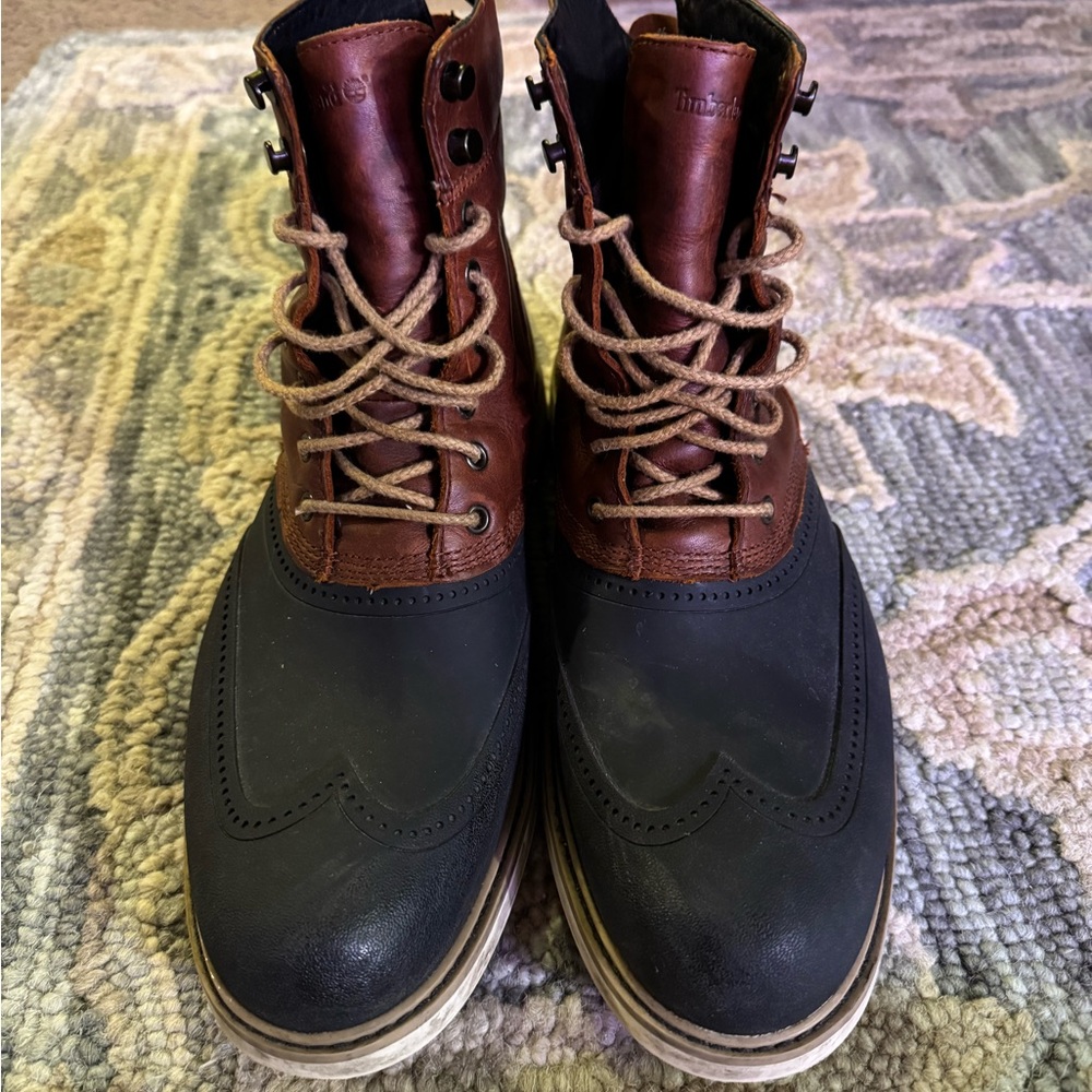 Timberland Men's Two-Tone Leather Boots